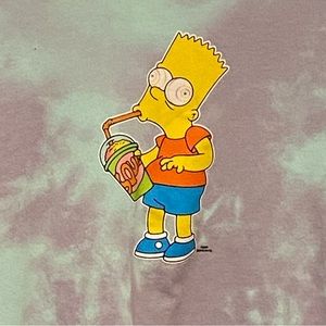 Tie Dye Bart hoodie in excellent condition